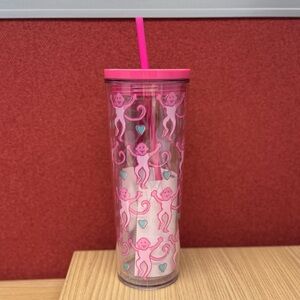 Starbucks Roller Rabbit Cold Cup Tumbler with Straw